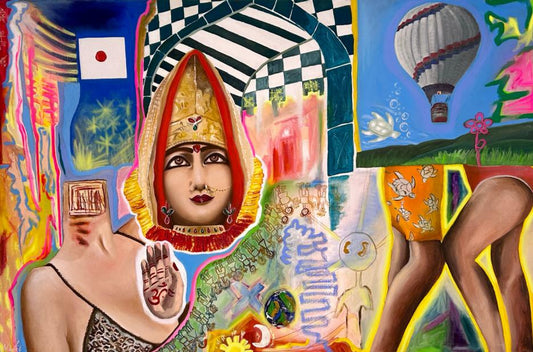 LUCKY TO HAVE THE HEAD IN THE RIGHT PLACE (?)